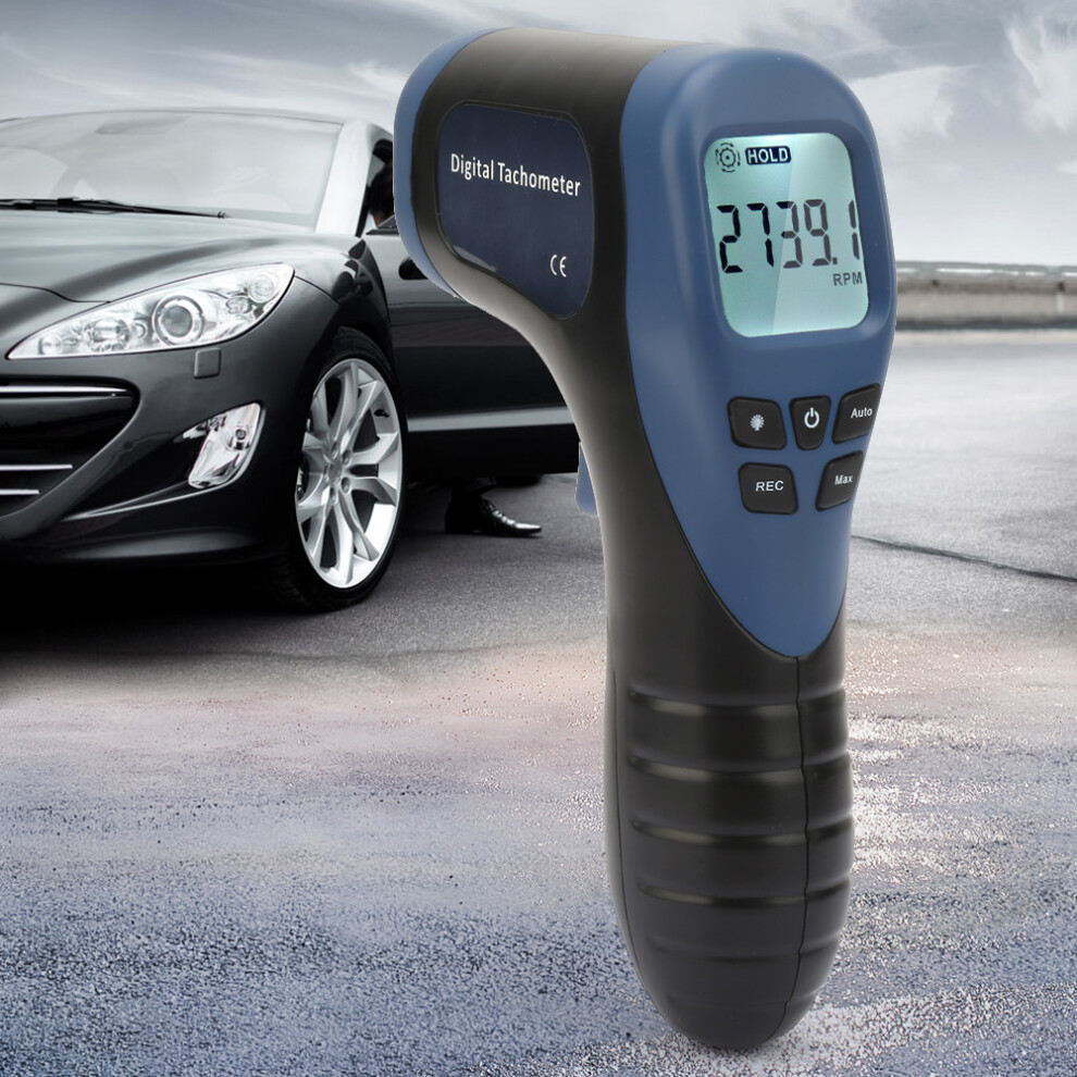 Tl900 Automotive Digital Rpm Tachometer Speed Gauge Handheld 2.5-99999Rpm 4121330099864