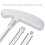 3-Section Golf Putter Left Right Hand 85.5cm Practice Club 6