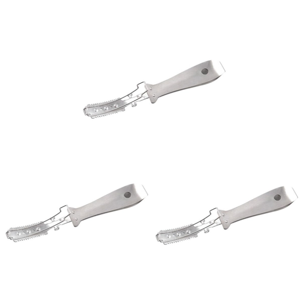 Multitools Pack Of 3 Razor Pet Hair Remover Hair Razor For Food Processing Multifunctional Tool Tweezers Tool For Removing Pig Hair Main 6493810458644