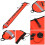 5FT High Visibility Inflatable Surface Marker Buoy for Dive Safety, Red 12