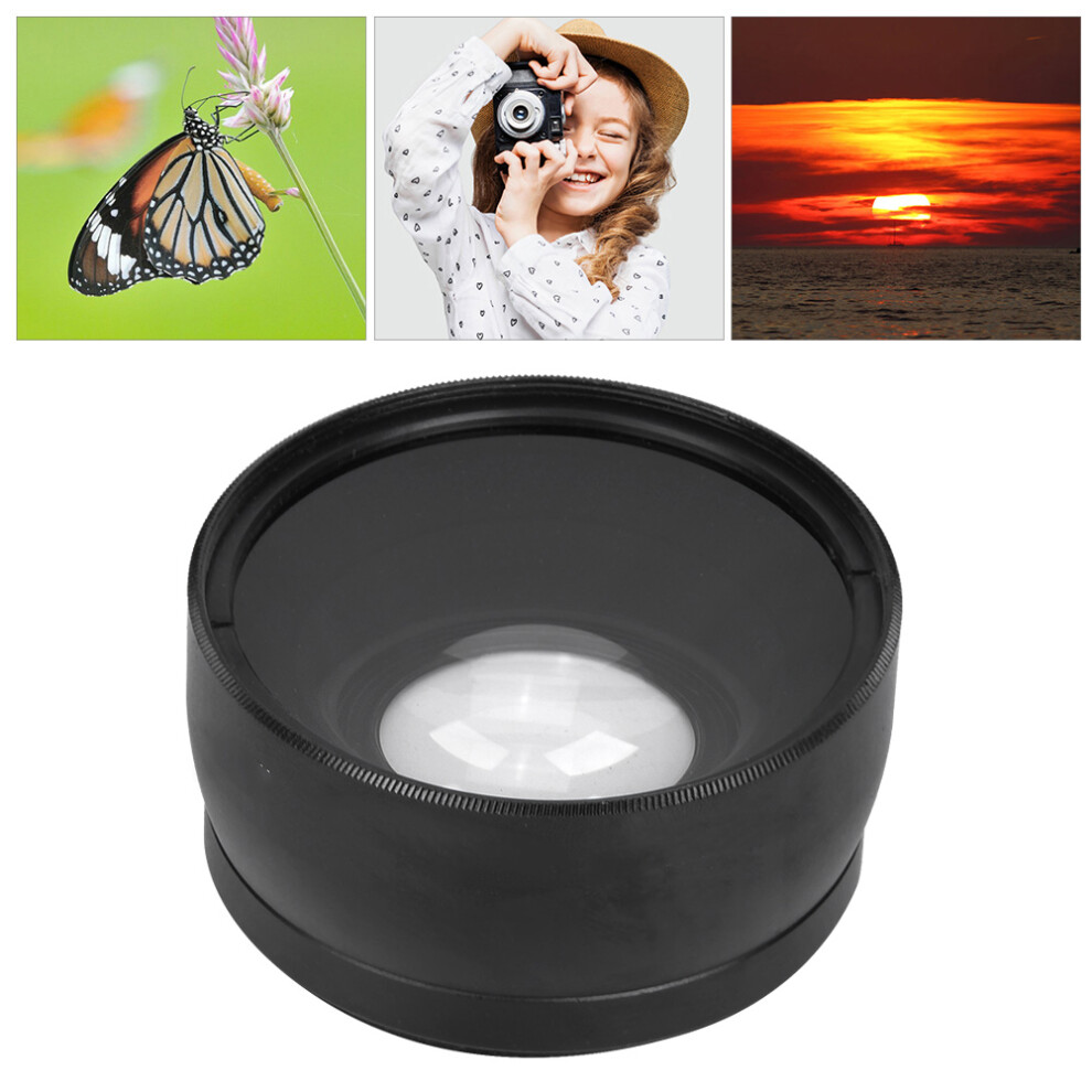 58Mm 0.45X Wide Angle Macro Lens For Dslr Camera - Black 4621330106086