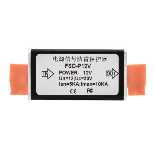 Single Channel 12V Power Surge Protector Lightning Arrester Protection Device 2