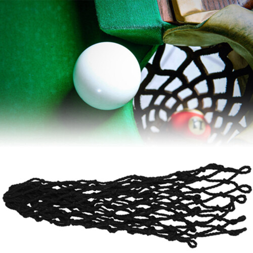 6PCS Set Black Net Pocket for Billiards Table Long Lasting Service Life 2