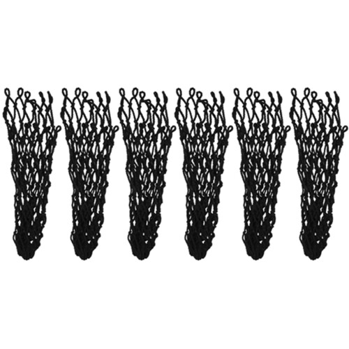 6PCS Set Black Net Pocket for Billiards Table Long Lasting Service Life 1