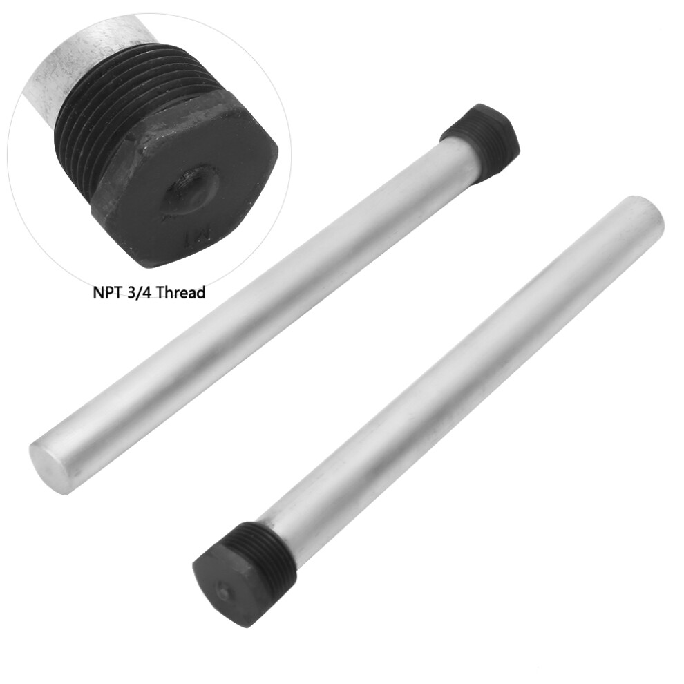 2Pcs Npt3/4 21X235mm Magnesium Anode Rods For Water Heaters 4171330109636