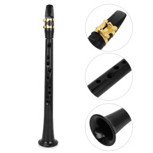 Portable Pocket Plastic Saxophone Kit with Reed & Bag, Bb Tune