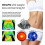 （4 pcs)Titanium Detox Lymphunclog Wristband Men Magnetic Bracelets 4