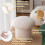 Lambsfaux wool Mushroom Stool Round Stool for Living Room Solid Wood Soft Comfortable 2
