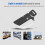 5 Stück UV-5R Gürtelclip 6,8  3,2  1,6 cm Schwarz 11