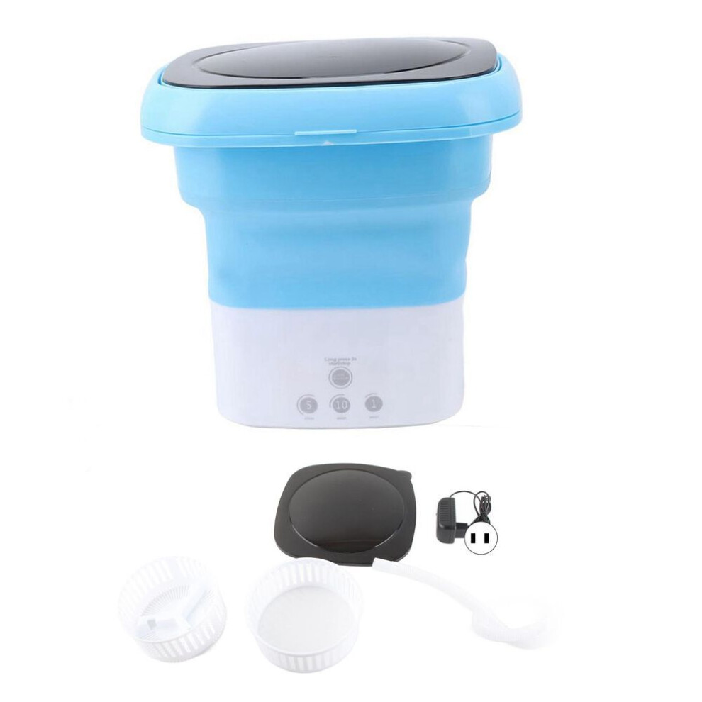 Mini Foldable Washer Mini Portable Bucket Washing Machine With Drain Pipe Adapter For Baby Clothes