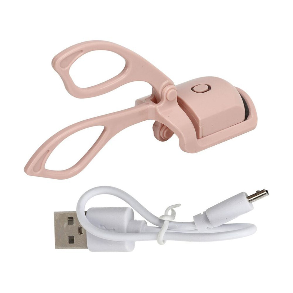 Heated Eyelash Curler 2 Heating Modes Usb Rechargeable Electric Quick Pre Heat Eyelash Curling Tool