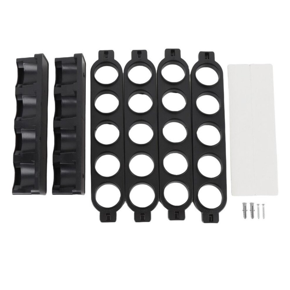 (black) Coffee Capsules Holder Wall Mount Adhesive Storage Rack Coffee Pod Organizer For Kitchen Dormitory
