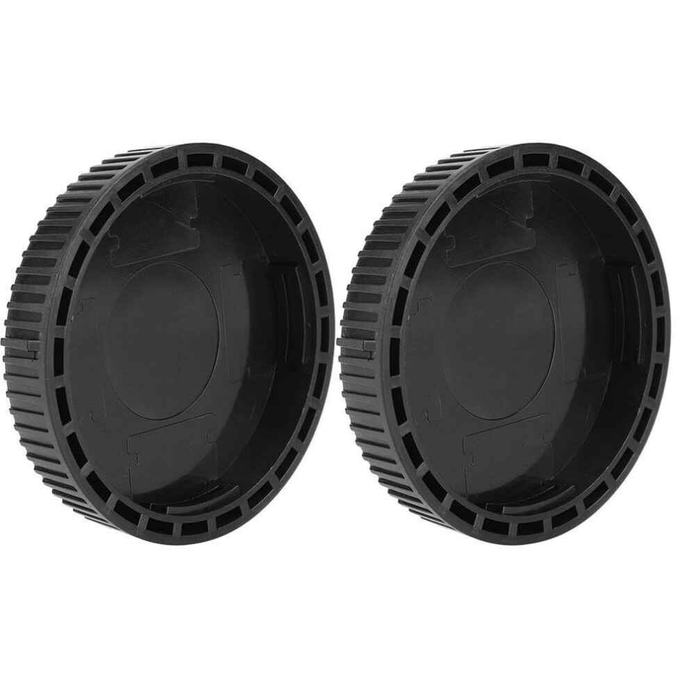 2 Pcs Black Universal Dslr Camera Lens Cover Rear Cap For Nikon Z6 Z7 And Z Mount Cameras