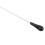 Music baton professional 1pc with resin handle - Black 7