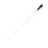Music baton professional 1pc with resin handle - Black 5
