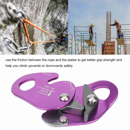 Descendeur auto-freinant 22KN pour cordes 9-13mm - Équipement escalade 2