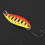 3,5 g Forellen-Blinker-Köder 3,4 cm Orange schwarzer Punkt 8