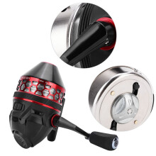 Metal Saltwater Fishing Reel 4.0:1 180m/125m Black Red Left/Right