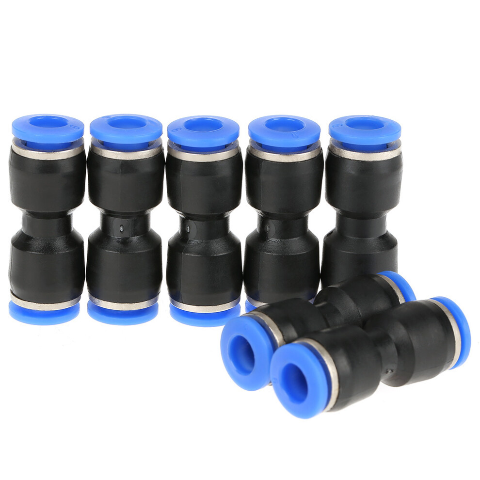 20Pcs Pneumatic Air Line Fittings 6Mm Od 1/4'' Straight Push Connectors 8351330113680