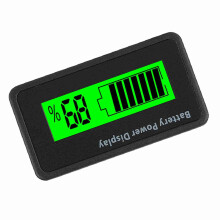 GY-6H grünes Batteriekapazitätsmessgerät 4.3x2.3x1.4cm