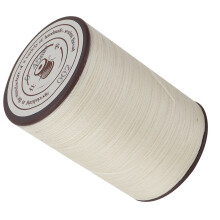 Leather Sewing Wax Cord 0.45mm x 160m Roll for Handwork and Knitting Rice White