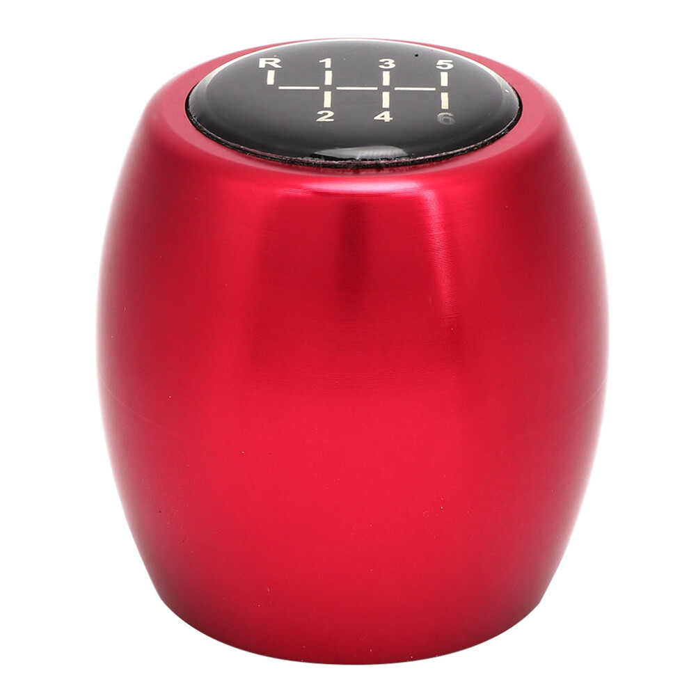 Manual Transmission Gear Shift Knob Durable Aluminum Cover Red 8461330114911