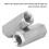 10X M8 Long Rod Nut Hex Hexagonal Sleeve Nut Standoff Threaded Fasteners (M8*30) 10