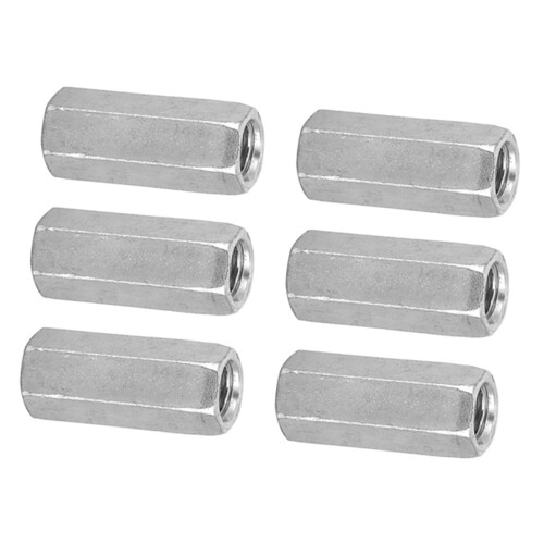 10X M8 Long Rod Nut Hex Hexagonal Sleeve Nut Standoff Threaded Fasteners (M8*30)