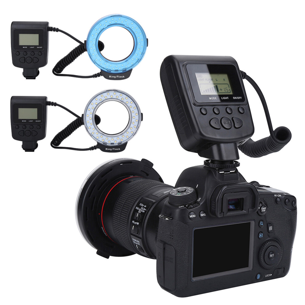 48 Led Ring Flash Kit For Macro Photography With 8 Lens Adapters Light 8421330116193