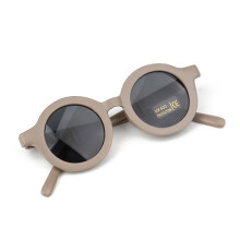 Summer Polarized Uv Protect Child Retro Round Kid Polarized Uv 400 Protection Children Dark Brown