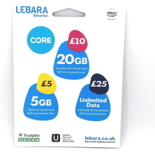 Lebara Sim Card Mobile Phone 3 in 1 Nano Micro Standard
