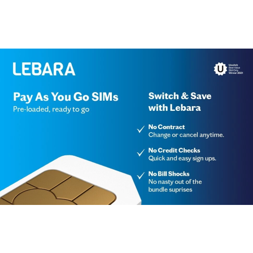 Lebara Sim Card Mobile Phone 3 in 1 Nano Micro Standard 2