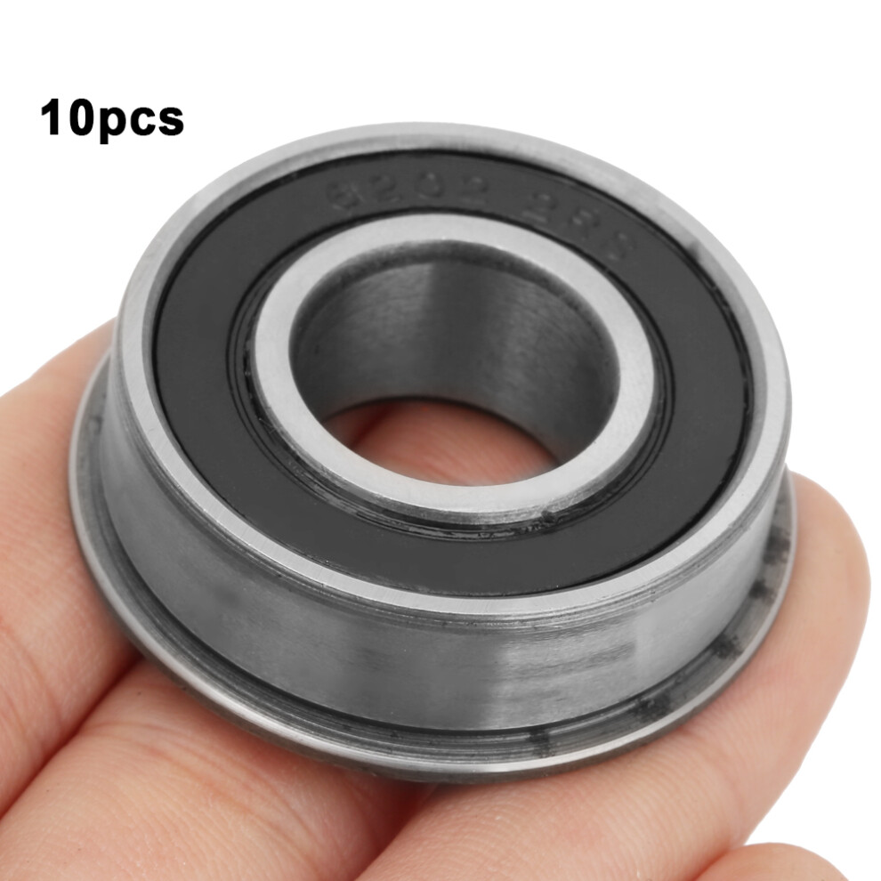 10Pcs F6202rs Steel Deep Groove Ball Bearings 16Mm Diameter 7611330117950