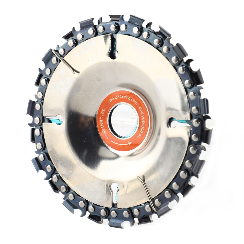 Durable 4" 22 Tooth Grinder Disc & Chain For 100/115Mm Tools 4311330118034