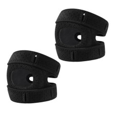 (black, Kid 2pcs) 1/2pcs Sport Knee Pads Adjustable Knee Brace With Decompression Technology Knee