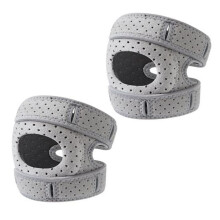 (grey, Womens 2pcs) 1/2pcs Sport Knee Pads Adjustable Knee Brace With Decompression Technology Knee