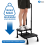Dual Step Stool with Foam Handle Kitchen Bath Safety Step Stool Mobility Support Handrail Bio-Lec Mobility 9