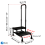 Dual Step Stool with Foam Handle Kitchen Bath Safety Step Stool Mobility Support Handrail Bio-Lec Mobility 10