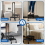 Dual Step Stool with Foam Handle Kitchen Bath Safety Step Stool Mobility Support Handrail Bio-Lec Mobility 12