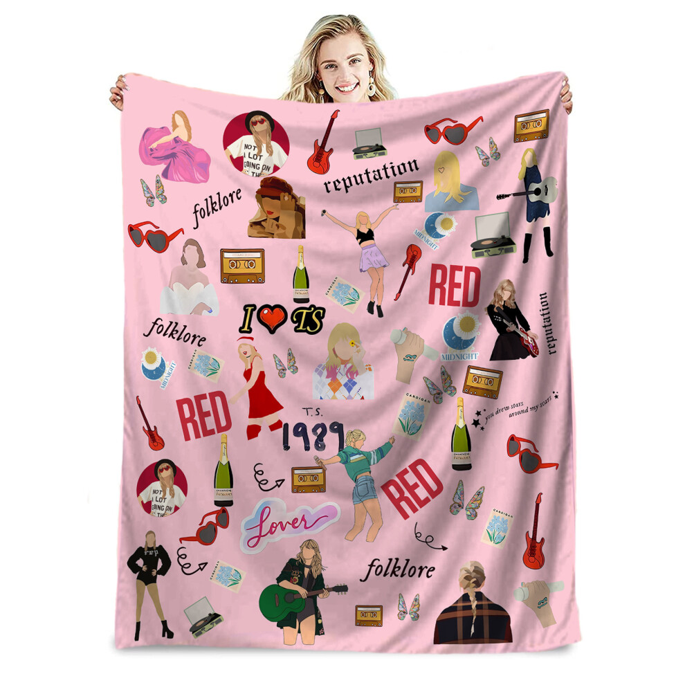 (4, 150x200cm) Singer Taylor flannel blanket Taylor cover blanket female star Taylor blanket-image-OPC-PJ6YXXP-NEW