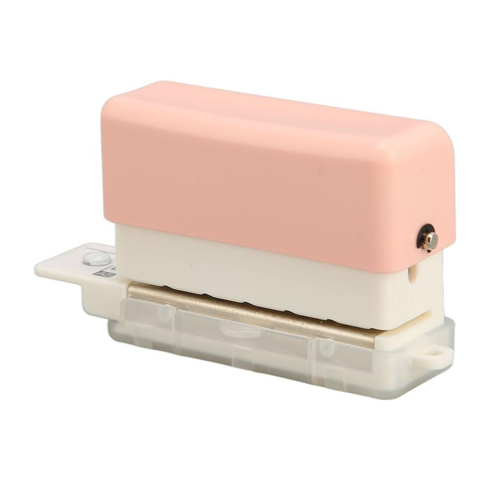 6 Hole Paper Puncher Portable Cute Style Abs Manual Operation 7mm Punching Depth Desktop Punch