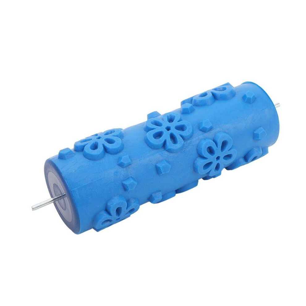 Pattern Paint Roller Soft Rubber For Walls Ceiling Crafts Decorative Texture Tool 5in
