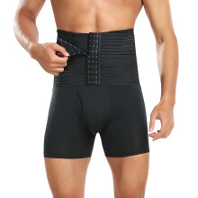 Mens Butt Enhancement Underwear Big Size 4XL6XL Hip Padded Boxer Shorts Butt Lifter Shapewear Trunks 4 Removable Pads L Black