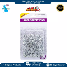 Safety Pins Metal Silver Medium Sewing Craft Dressmaking DIY 120Pc