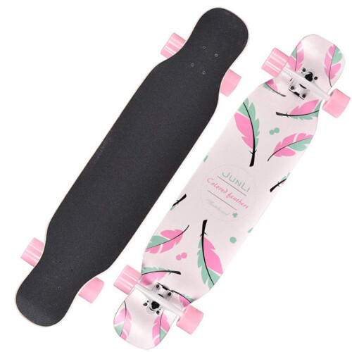 Yeenuo Skateboard Complete Longboard Cruiser for Teenagers