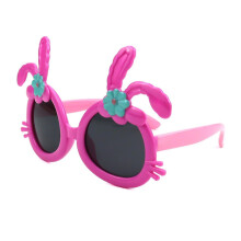 Children's Cartoon Polarized Children's Glasses Sunshade Mirror Uv Protection Children's Glasses flower Rabbit Rose Red