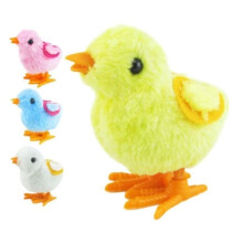 Kids Wind Up Jumping Clockwork Chick Toy - 3pcs - Interesting - Spring Winding - Christmas
