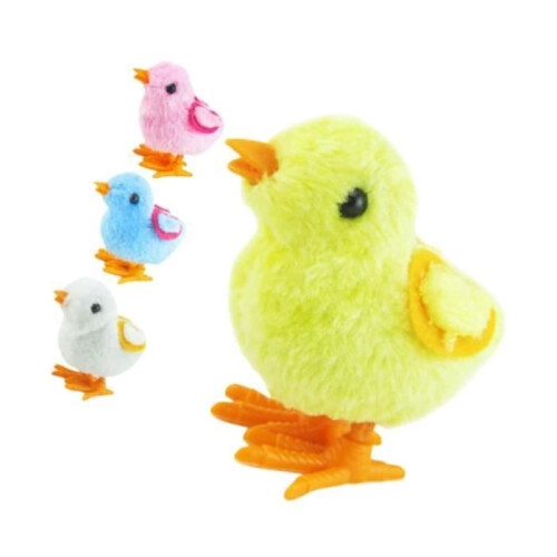Kids Wind Up Jumping Clockwork Chick Toy - 3pcs - Interesting - Spring Winding - Christmas 2