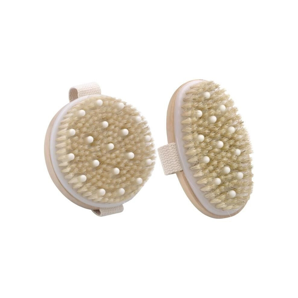 Aihontai Dry Body Brush - Brand - Model - Exfoliation - Massage - Lymphatic Drainage
