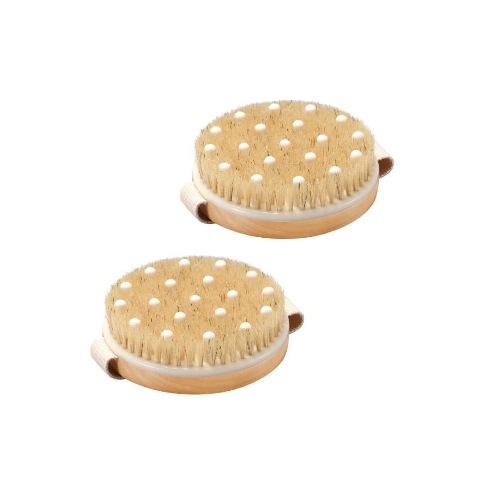 Aihontai Dry Brush - Unisex - Massage Brush - Exfoliation - Lymphatic Drainage - Pig Bristles